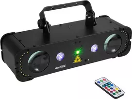 LED daugiafunkcis lazerinis šviesos baras EUROLITE Compact 7 spalvų 3D efektai (51741098)