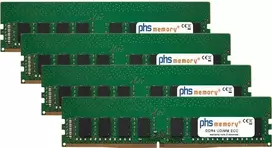 PHS-memory 64GB (4x16GB) rinkinys RAM atmintis Dell Precision 3630 Tower DDR4 UDIMM ECC 2666MHz PC4-2666V-E (SP284180)