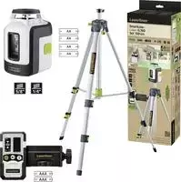 Lazerinis nivelyras Laserliner SmartLine-Laser G360 komplektas — 360° linijos, 150 cm diapazonas
