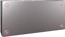 Rittal KX 1568000 gnybtų dėžė, nerūdijantis plienas 1.4301, be flanšinės plokštės, 400×200×120 mm