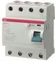 ABB STOTZ-KONTAKT Apsauginis išjungiklis 4p, F tipas, 63A, 30mA F204F-63/0 (2CSF204325R1630)