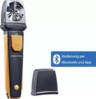 Anemometras testo 410 i kompaktiškas su besisukančia sparnute