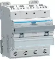 HAGER ADM466QC diferencialinis automatas FI-LS 4P 6kA C-16A 30mA A tipo QC/QB