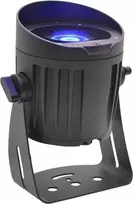 LED lauko prožektorius EUROLITE 15W RGBW QuickDMX su žeminiu smaigaliu