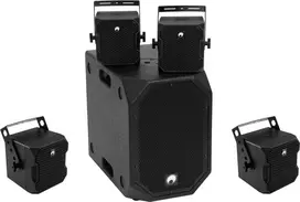 Aktyvus kolonėlių rinkinys Omnitronic BOB-10A su 4x BOB-4