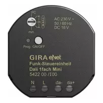 GIRA 542200 Funk Steuereinheit Mini DALI Gira eNet belaidė valdymo įranga
