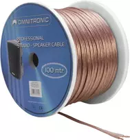 Garsiakalbio kabelis Omnitronic 30300611, 2x2,5 mm², 100 m ritė