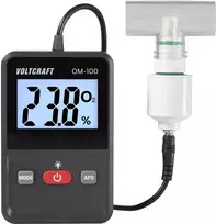VOLTCRAFT OM-100 Deguonies matuoklis 0–100 % su gamykliniu kalibravimu (be sertifikato) (VC-12870870)