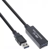 Ilginimo USB 3.2 laidas Kindermann 5773000311, 10 m, aktyvus, A kištukas į A lizdą