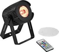 LED prožektorius EUROLITE PST-40 QCL 40W RGBW – sceninis ir architektūrinis šviestuvas, kompaktiškas 40 W RGBW QCL LED
