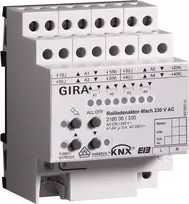 GIRA 216000 KNX/EIB žaliuzių pavara 4 kanalų 230VAC REG