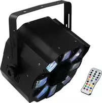 Apšvietimo šviestuvas EUROLITE Flower Effect Light FE-700 LED 7 spalvų, kompaktiškas scenos/disko efektas