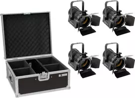 EUROLITE Theater Spot AKKU THA-20PC TRC 4x baterijomis maitinamas nešiojamas LED prožektorius