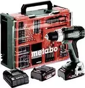 Metabo BS 18 L Set 614051710 akumuliatorinis gręžtuvas-atsuktuvas, 18 V, 2x 2 Ah Li-Ion, be šepetėlių
