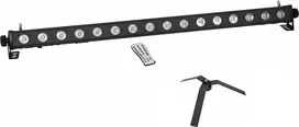 LED šviesos juosta EUROLITE PIX-16 QCL su grindiniu stovu FS-4, plienas juoda