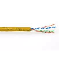 ACT CAT6 U/UTP vytas geltonas kabelis 305 m