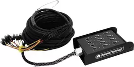 Omnitronic Stagebox Multicore 8/4 30 m – daugiagyslis sceninis kabelis su 8 įėjimais ir 4 grąžinimais, 30 m