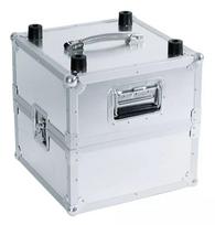 Hard case Roadinger 30110025 plokštelėms, fanera su aliuminio detalėmis 375x375x440 mm