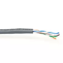 ACT CAT5E U/UTP PVC vientisas pilkas kabelis 305 m