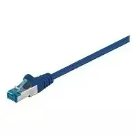 Wentronic Goobay CAT 6a Patch Laidas, S/FTP (PiMF), Mėlynas, 5 m - LSZH Be Halogenų, Varis (93812)
