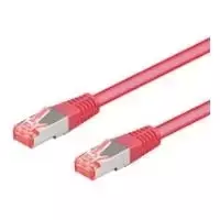 Wentronic Goobay CAT 6a Patch Laidas, S/FTP (PiMF), Magenta, 2 m - LSZH Halogen-Free, Varis (93743)