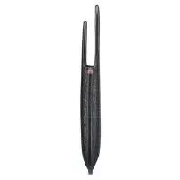 BlackBerry Leather Pocket - Dėklas mobiliesiems telefonams - Natūrali oda - Juoda - skirta BlackBerry Q5