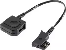 Analoginio telefono adapteris Basetech 29229C49 — 1x TSS kištukas, 1x TAE N/F lizdas, 0,10 m, juodas