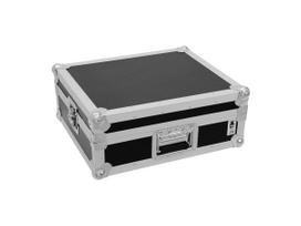 Hard case Roadinger 30123310 patefono dėžė iš faneros juoda sidabrinė