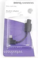BenQ Siemens ausinių adapteris DCO-100, juodas, lizdinėje pakuotėje (DCO-100)