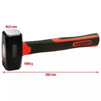 KS Tools 142.5101 kūjis, stiklo pluošto kotas, 1000 g