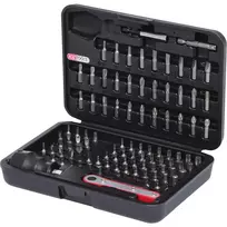 Antgalių rinkinys KS Tools 911.2080 99 vnt. Nikeliuoti šešiakampiai 25 mm