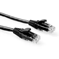 ACT Black 1,5 m U/UTP CAT6 tinklo laidas su RJ45 jungtimis