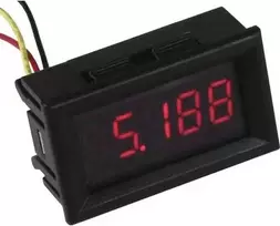 VM533 – LCD voltmetras, 5 skaitmenų, 3,5–30 V (DC) (COM-VM533)