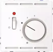 Merten MEG5760-6035 patalpos termostatas 230 V su jungikliu ir centrine plokšte
