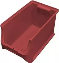 allit ProfiPlus 4H dėžė smulkioms detalėms 205x200x355 mm raudona – sukraunama plastikinė organizavimo dėžutė