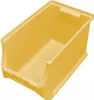Dėžė dalims allit ProfiPlus 4H 205×200×355 mm geltona – plastikinis organizatorius