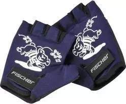 Dviračio pirštinės fischer fahrrad 86308 juodos, trumpas rankogalis, S dydis