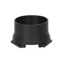 Coffee Machine Funnel Precise Dosing Tool Espresso Machine Funnel for Espresso Makers Heat Resistant Plastic Design 1 black