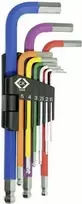 Šešiabriaunių raktų rinkinys c.k tools T4449 — metriniai 1,5 mm, 2 mm, 2,5 mm, 3 mm, 4 mm