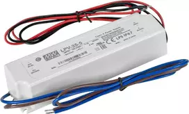 Maitinimo šaltinis Mean Well 30W 5V IP67 vandeniui atsparus pramoninis nuolatinės srovės išėjimas