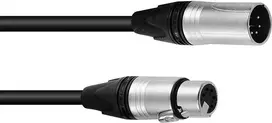 PSSO DMX XLR 5 kontaktų laidas 1,5 m juodas — Neutrik jungtys