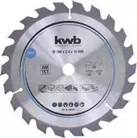 Pjūklo diskas KWB 586157 18,4 cm medienai, medžio drožlių plokštėms, kietajam plastikui