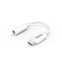 Hama 00201524 garso laidas USB C – 3,5 mm, baltas