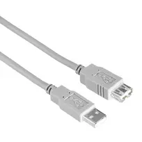 Hama 00200906 USB 2.0 prailginimo kabelis, USB-A kištukas – USB-A lizdas, 3 m