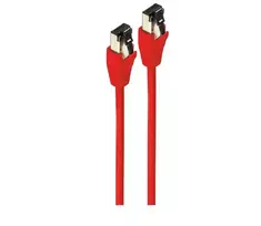 Tinklo kabelis ShiverPeaks BS08-41154 RJ-45 Cat8.1 1,5 m raudonas