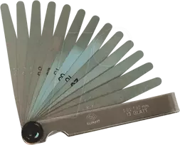 Matuoklių rinkinys c.k tools T3527M 413 – 27 ašmenų nerūdijančio plieno tarpų matavimo komplektas