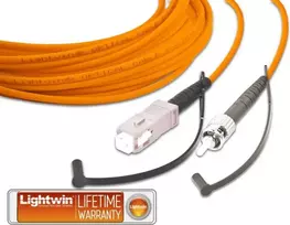 Lightwin Aukštos Kokybės Simplex LWL Šviesolaidinis Pataisos Laidas, MM OM2, SC - ST (LSP-50 SC-ST 2.0)