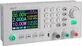 Joy-it RD6006 laboratorinis maitinimo šaltinis, reguliuojamas 0–60 V, 0 mA–6 A, nuotoliniu būdu valdomas, programuojamas, plonas korpusas, 2 išėjimai (JT-RD6006)