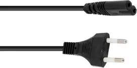 Maitinimo laidas Omnitronic 1,5 m, IEC C13 – Schuko, juodas