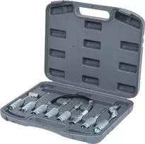 Tepalinės pistoleto adapterių rinkinys KS TOOLS 980.1100 – 7 vnt., jungiamosios detalės tepimui